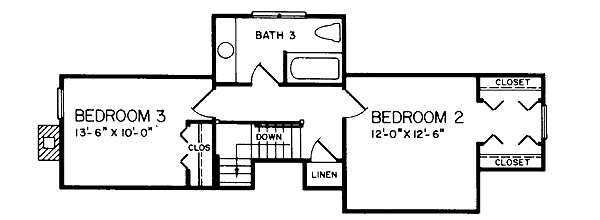 upper floor house blueprint