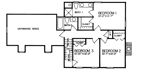 upper floor house blueprint