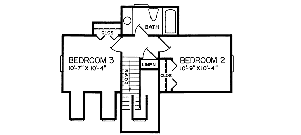 upper floor house blueprint