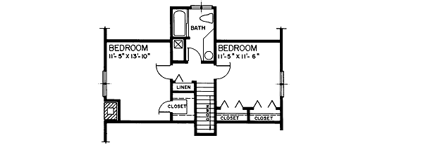 upper floor house blueprint