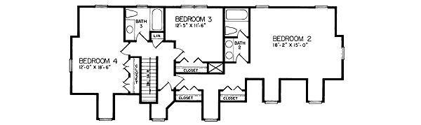 upper floor house blueprint