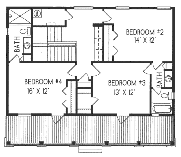 upper floor house blueprint
