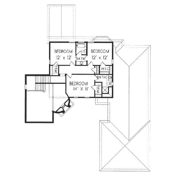 upper floor house blueprint