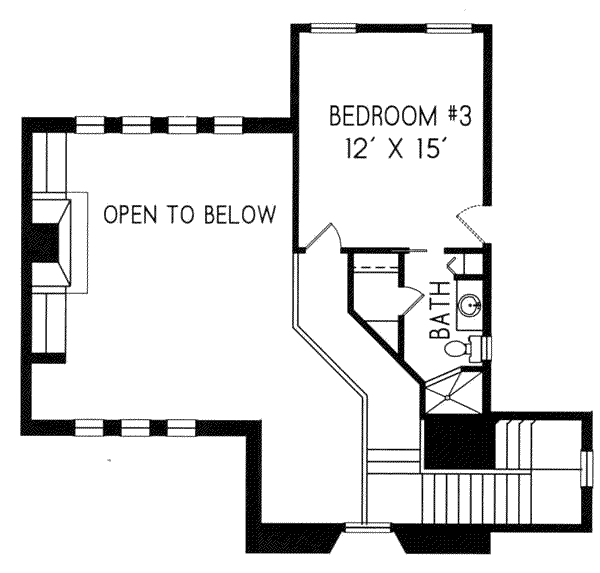 upper floor house blueprint