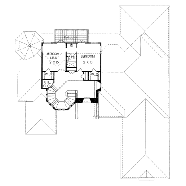 upper floor house blueprint