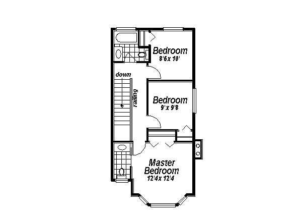 upper floor house blueprint