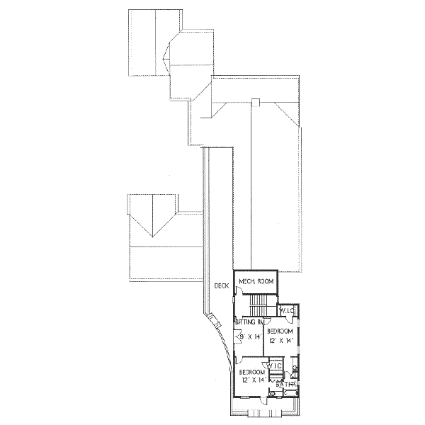 upper floor house blueprint