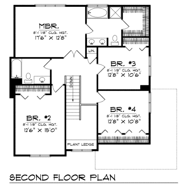 upper floor house blueprint
