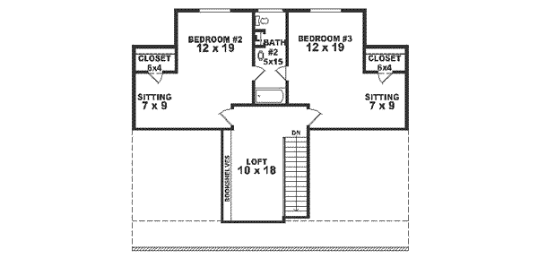 upper floor house blueprint