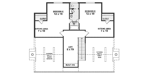upper floor house blueprint