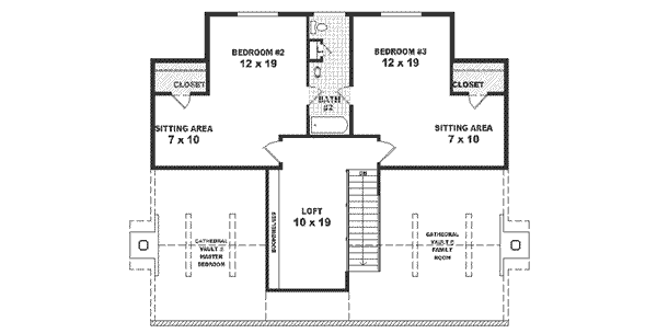 upper floor house blueprint
