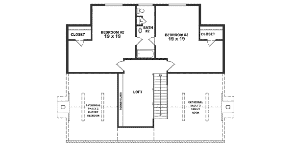 upper floor house blueprint