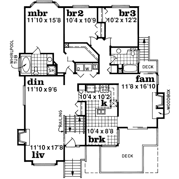 upper floor house blueprint