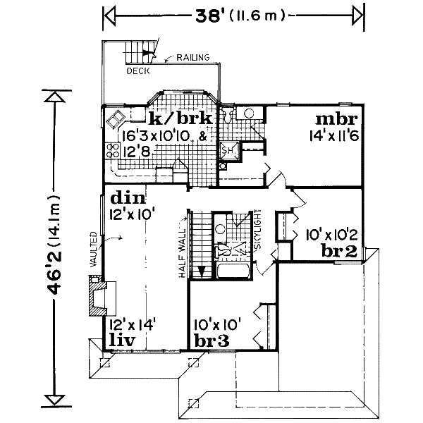 upper floor house blueprint