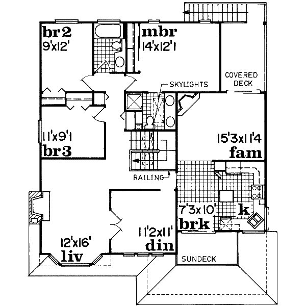 upper floor house blueprint