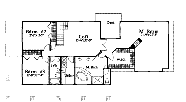 upper floor house blueprint