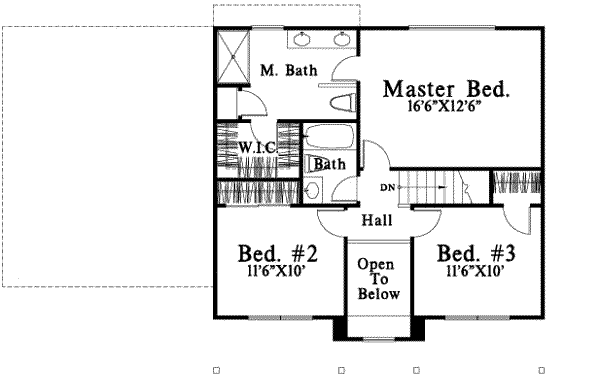upper floor house blueprint