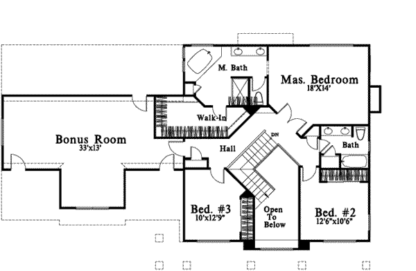 upper floor house blueprint