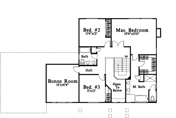 upper floor house blueprint