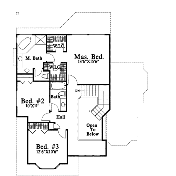 upper floor house blueprint