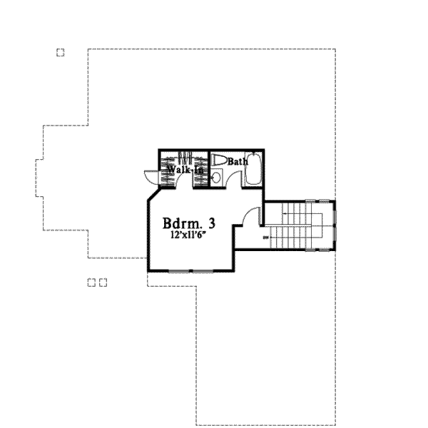 upper floor house blueprint