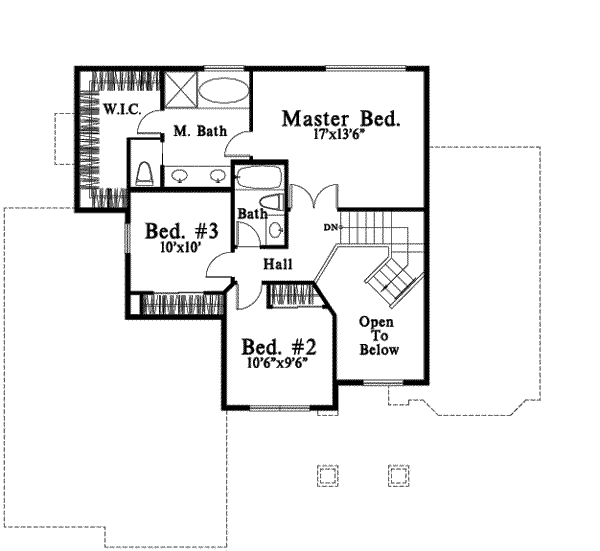 upper floor house blueprint