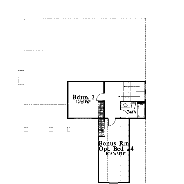 upper floor house blueprint