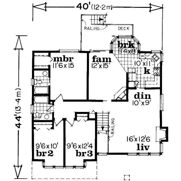 upper floor house blueprint