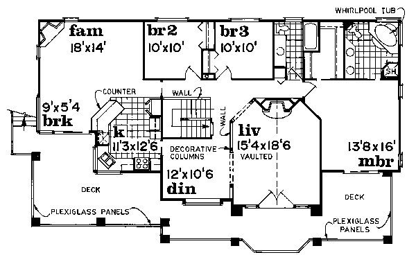 upper floor house blueprint