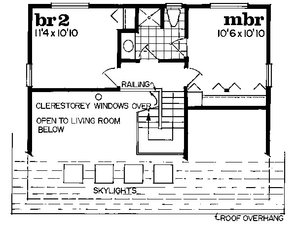 upper floor house blueprint