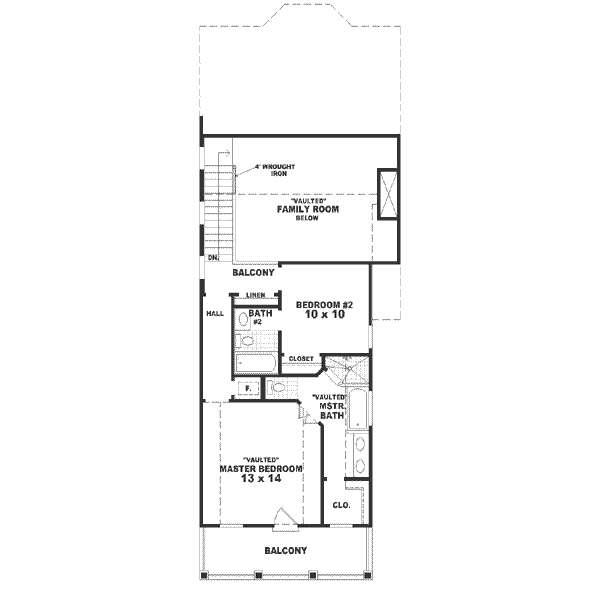upper floor house blueprint