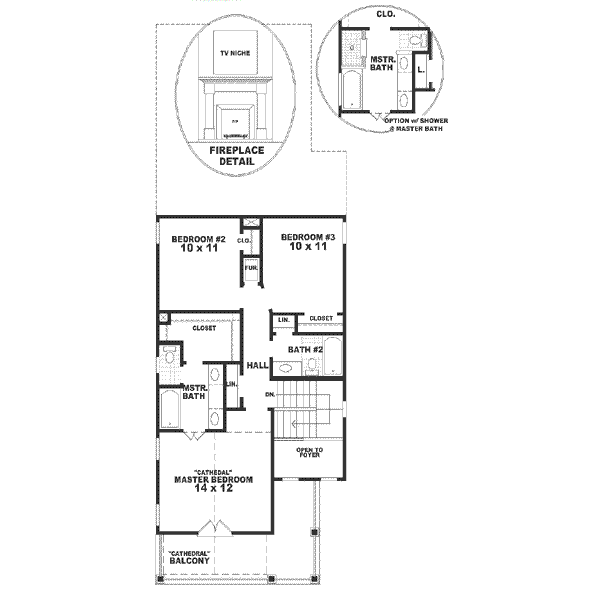 upper floor house blueprint