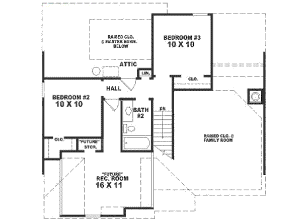 upper floor house blueprint