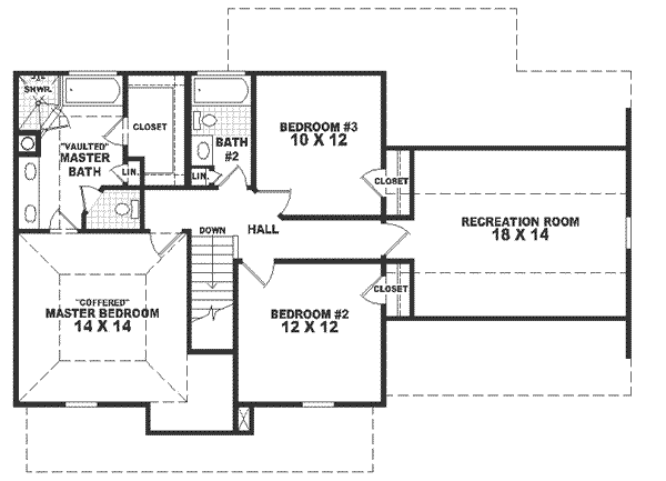 upper floor house blueprint