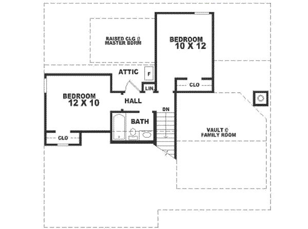 upper floor house blueprint
