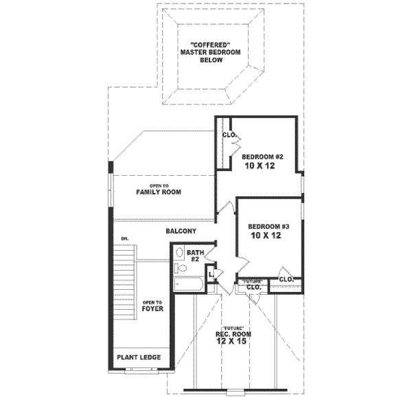 upper floor house blueprint