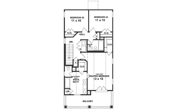 upper floor house blueprint