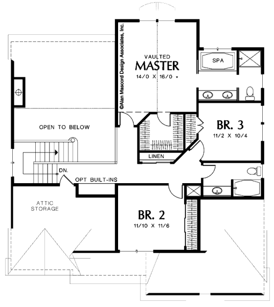 upper floor house blueprint
