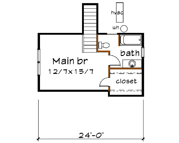 upper floor house blueprint