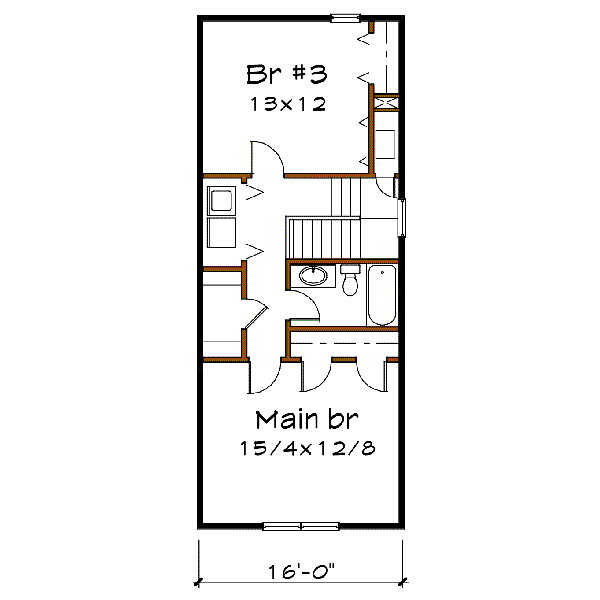 upper floor house blueprint