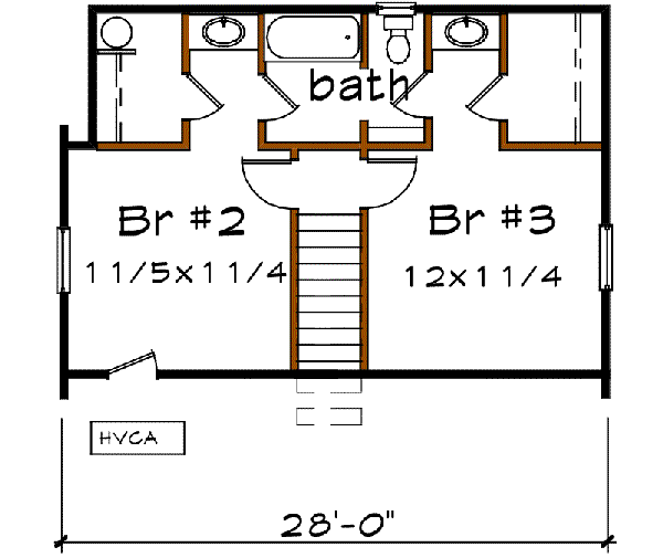 upper floor house blueprint