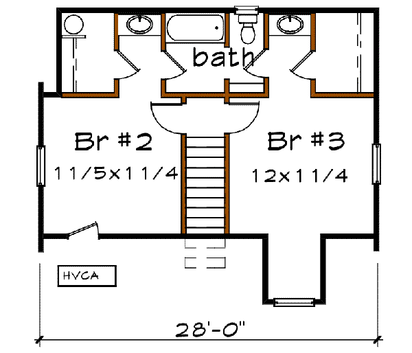 upper floor house blueprint