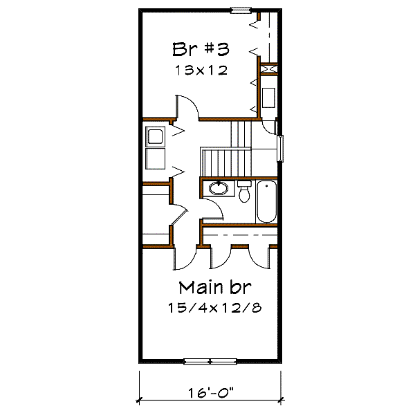 upper floor house blueprint