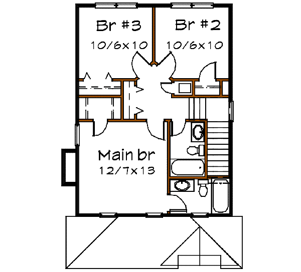 upper floor house blueprint