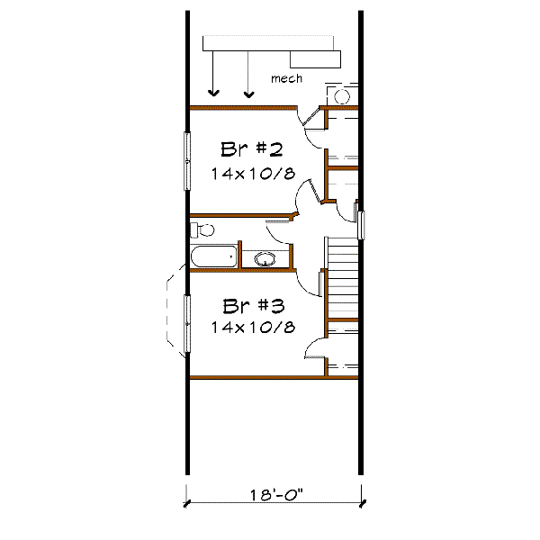 upper floor house blueprint
