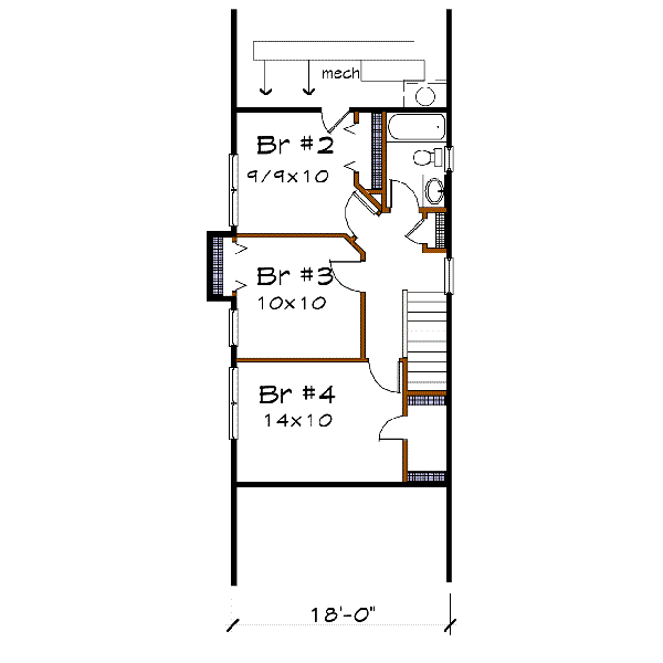 upper floor house blueprint