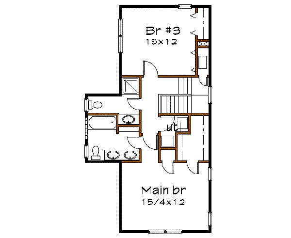 upper floor house blueprint