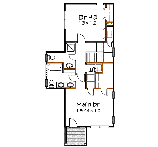 upper floor house blueprint