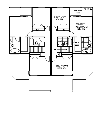 upper floor house blueprint