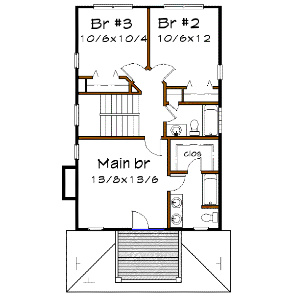 upper floor house blueprint